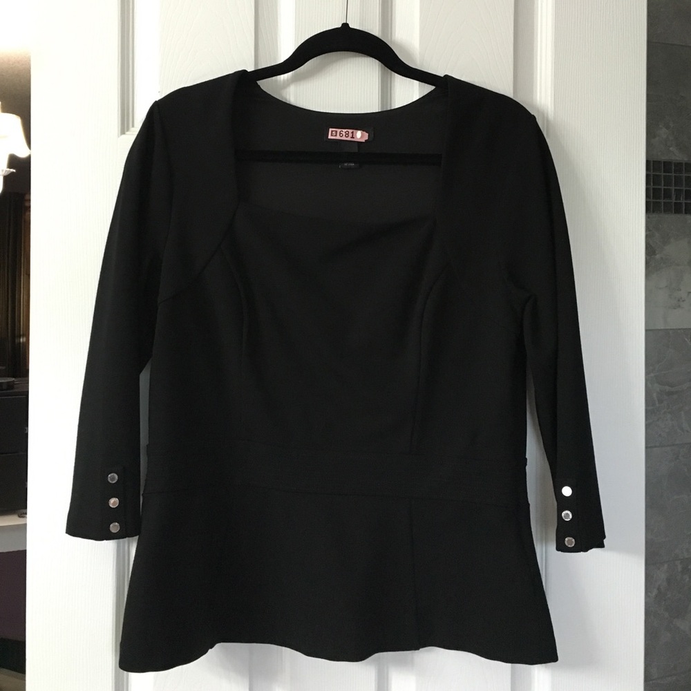 WHBM Black tunic